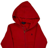 Age 4 Polo By Ralph Lauren Hoodie - XS Red Cotton