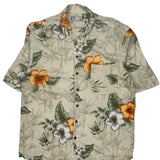 Caribbean Joe Floral Hawaiian Shirt - 2XL Multicoloured Viscose