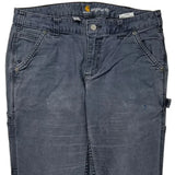 Carhartt Carpenter Trousers - 32W UK 12 Grey Cotton