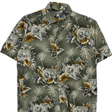 Campia Tall Hawaiian Shirt - Large Multicoloured Viscose