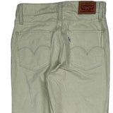 Levis Cord Jeans - 27W UK 8 Green Cotton