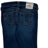 True Religion Boot Cut Jeans - 26W US 2 Dark Wash Cotton Blend