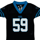 Age 18 Months Carolina Panthers Nfl Football Football Jersey - 2XS Black Polyester