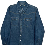 Levis Denim Shirt - Large Blue Denim