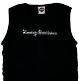 California Harley Davidson Graphic Vest - XL Black Cotton