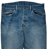 501 Levis Jeans - 34W 30L Blue Denim