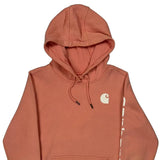 Age 8-10 Carhartt Hoodie - Medium Orange Cotton