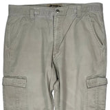 Wrangler Cargo Trousers - 36W 30L Beige Cotton