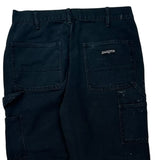 Dakota Grizzly Double Knee Carpenter Trousers - 31W 30L Black Cotton