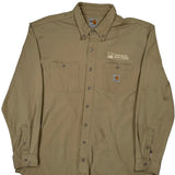 Pacific Gas And Electric Company Carhartt Shirt - XL Khaki Cotton
