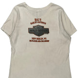 105 Years Anniversary Harley Davidson Graphic T-Shirt - XL White Cotton