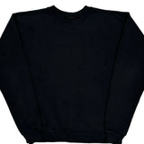 Blank Unbranded Sweatshirt - Medium Black Cotton