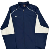 Nike Track Jacket - Medium Navy Polyester