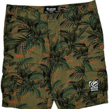 Ecko Unltd Floral Cargo Shorts - 38W 10L Orange Cotton