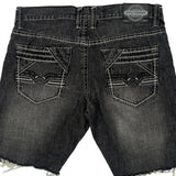 Royal Denim Shorts - 36W 10L Gray Cotton