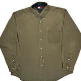Tommy Hilfiger Shirt - XL Khaki Cotton