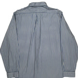 Ralph Lauren Striped Shirt - XL Blue Cotton