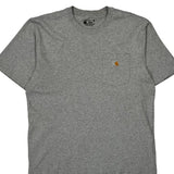 Carhartt T-Shirt - Large Gray Cotton