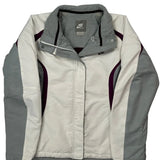 Nike Ski Jacket - Large Gray Polyester