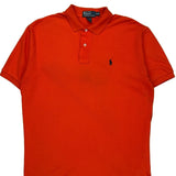 Polo By Ralph Lauren Polo Shirt - Medium Orange Cotton