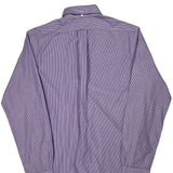 Ralph Lauren Striped Shirt - Medium Purple Cotton