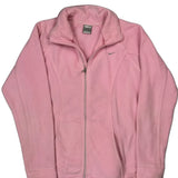 Nike Fleece Jacket - XL Pink Polyester