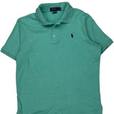 Polo By Ralph Lauren Polo Shirt - Medium Green Cotton