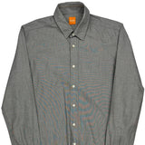 Boss Shirt - Small Gray Cotton