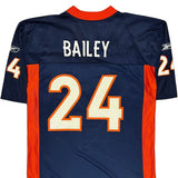 Broncos Reebok Nfl Football Jersey - Medium Blue Polyester