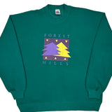Made In USA Jerzees Graphic Sweatshirt - XL Green Cotton