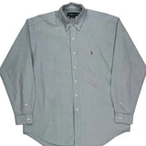 Blake Ralph Lauren Shirt - Large Gray Cotton
