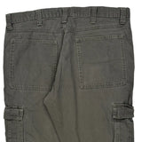 Wrangler Cargo Pants - 38W 32L Gray Cotton