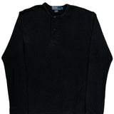 Polo By Ralph Lauren Long Sleeve T-Shirt - Large Black Cotton