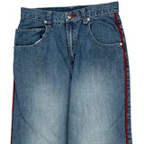 Unbranded Graphic Jeans - 27W 26L Blue Cotton