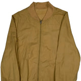 Unbranded Bomber Jacket - Small Beige Polyester