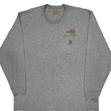 Hubble Homes Carhartt Long Sleeve T-Shirt - 2XL Grey Cotton