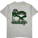 Philadelphia Eagles Trench Single Stitch T-Shirt - Large White Cotton