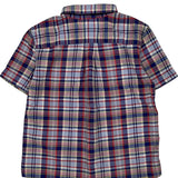 Age 7 Ralph Lauren Checked Short Sleeve Shirt - Small Multicoloured Cotton
