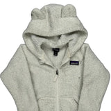 Age 3 Patagonia Hoodie - 3XS Cream Polyester