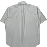 Blake Shirt Ralph Lauren Short Sleeve Shirt - Large White Cotton