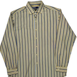 Polo By Ralph Lauren Striped Shirt - Large Blue Cotton