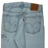 501 Levis Jeans - 27W 29L Light Wash Cotton