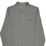 Lacoste Polo Shirt - Large Gray Cotton