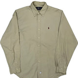 Ralph Lauren Shirt - Large Beige Cotton
