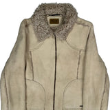 Point Zero Jacket - Medium Cream Suede