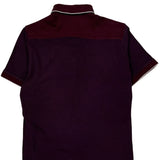 Armani Exchange Polo Shirt - Small Purple Cotton