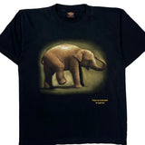 Parque De La Naturaleza De Cabárceno Rock Eagle Single Stitch T-Shirt - Large Black Cotton