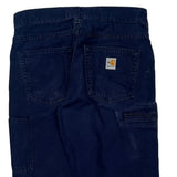 Carhartt Carpenter Trousers - 30W 30L Navy Cotton