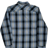 Levis Checked Flannel Shirt - Large Grey Cotton