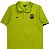 Fc Barcelona Nike Football Polo Shirt - Medium Yellow Cotton